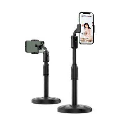Adjustable Mobile Stand Holder for Desk Strong Base Phone Holder for Online Class Video Call and Gaming